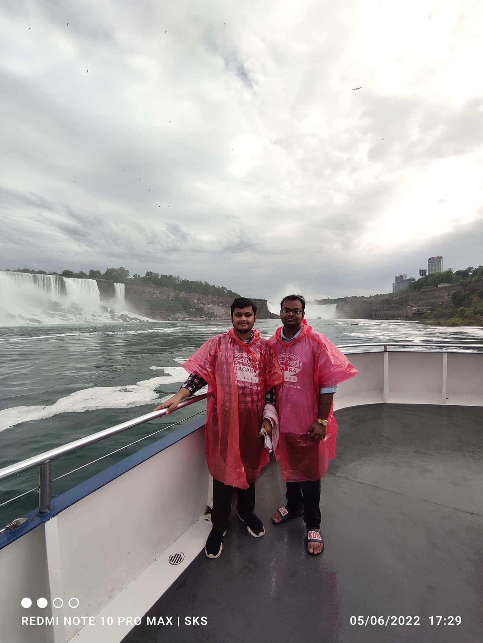 Boat ride into Niagara Falls