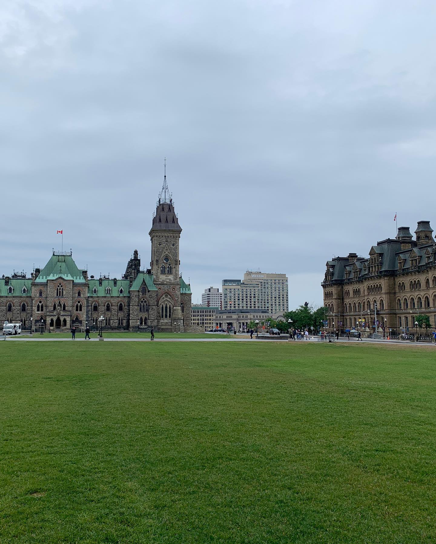 Parliament Hill and Peace Tower in Ottawa